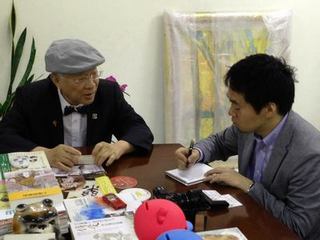 朝日新聞駐台特派員鵜飼先生專訪羅東聖母醫院陳永興院長